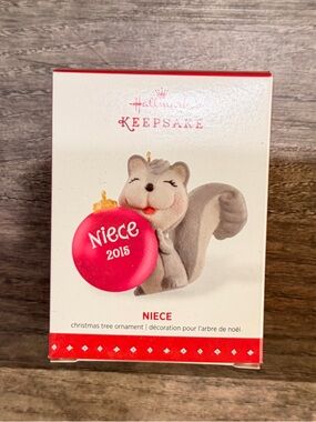 NEW IN BOX Hallmark 2015 Niece Christmas Ornament